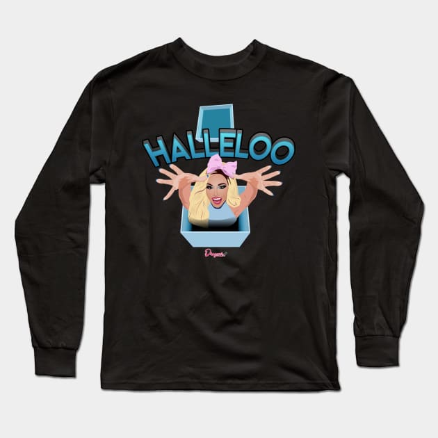 Shangela from Drag Race Long Sleeve T-Shirt by dragover